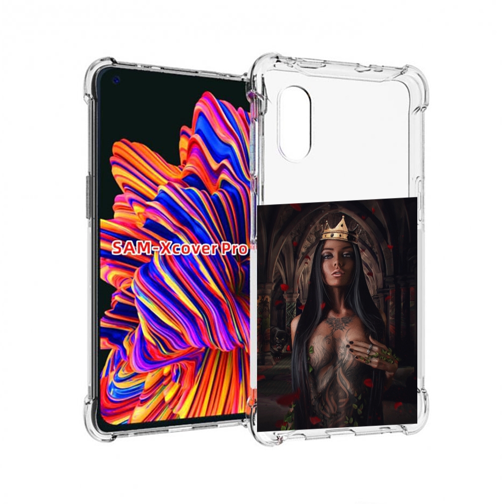 

Чехол MyPads багровый-пик для Samsung Galaxy Xcover Pro 1, Прозрачный, Tocco