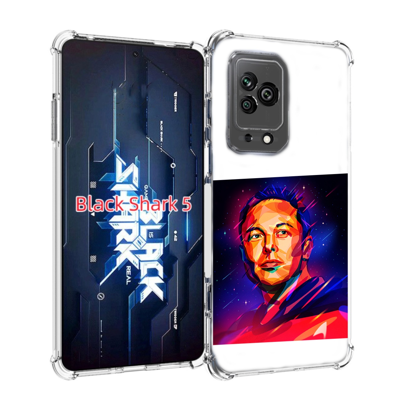 

Чехол MyPads Илон-Маск для Xiaomi Black Shark 5, Прозрачный, Tocco