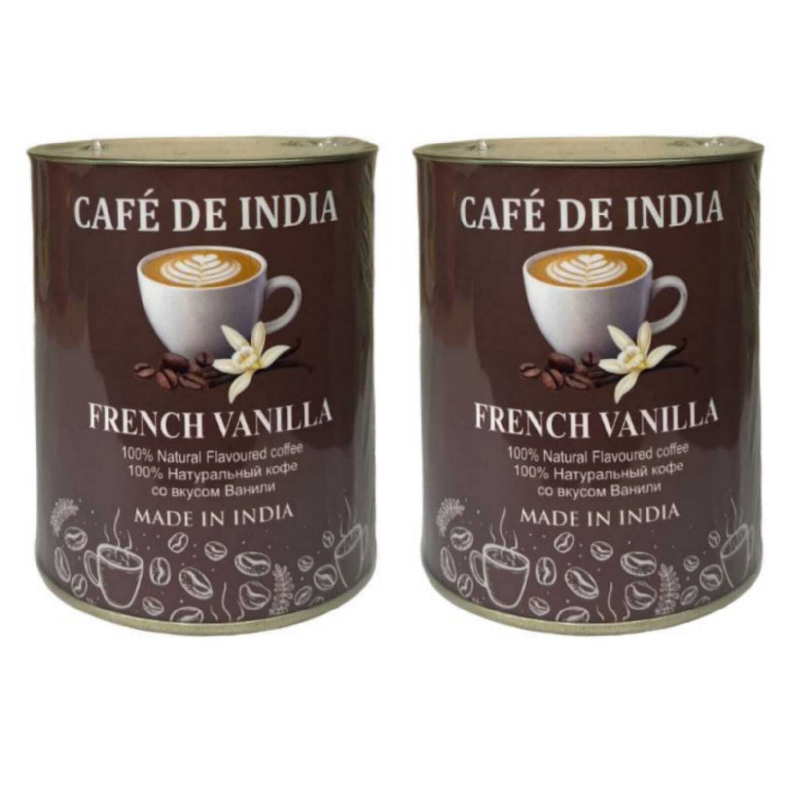 Кофе растворимый Bharat BAZAAR French Vanilla, 100 г х 2 шт