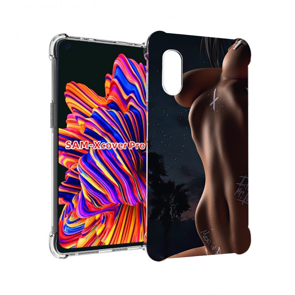 

Чехол MyPads белые-татуировки-на-теле для Samsung Galaxy Xcover Pro 1, Прозрачный, Tocco