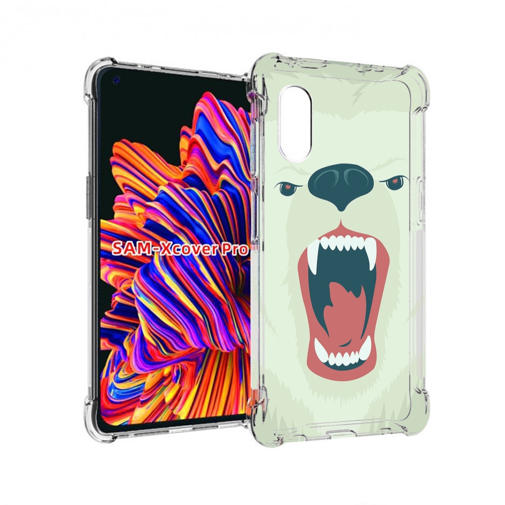 

Чехол MyPads белый-медведь для Samsung Galaxy Xcover Pro 1, Прозрачный, Tocco