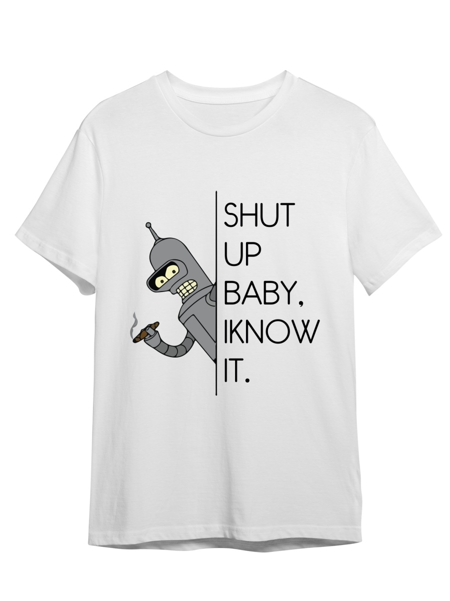 

Футболка унисекс СувенирShop Futurama/Футурама 34 белая S (44-46), Белый, "Futurama/Футурама" 34