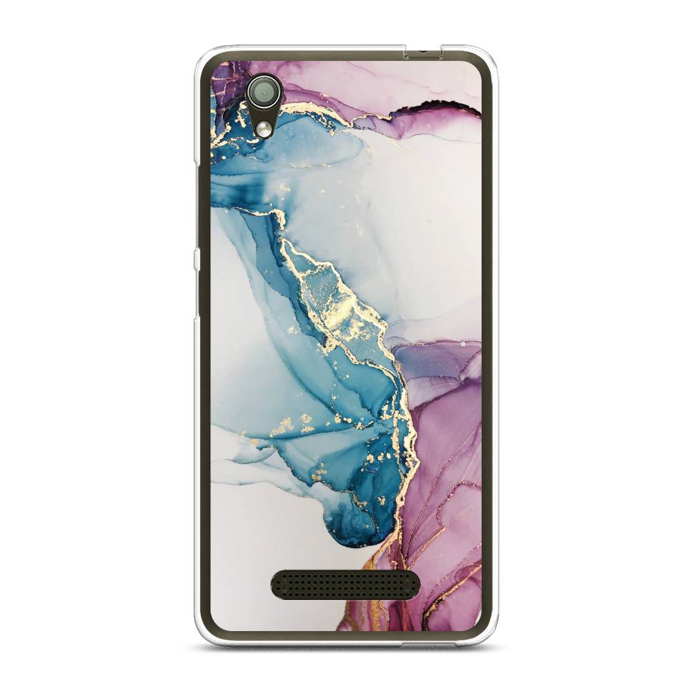 

Чехол на ZTE Blade X3 "Розовые разводы рисунок", 130650-3