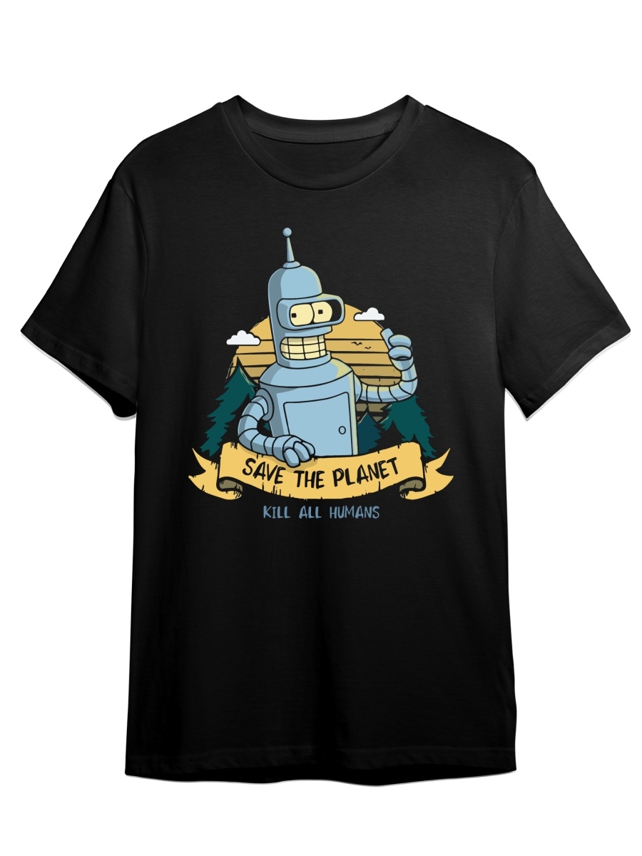 фото Футболка унисекс сувенирshop futurama/футурама 36 черная l