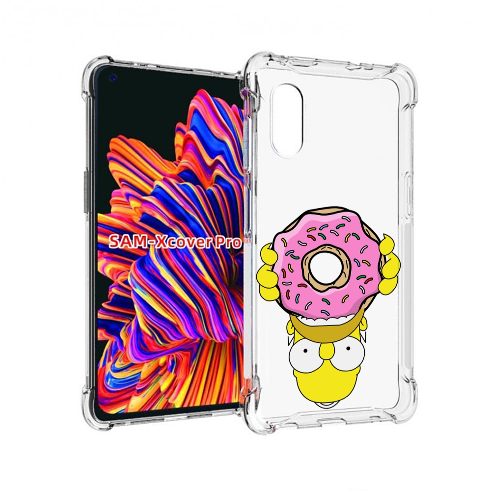 

Чехол MyPads большой-пончик для Samsung Galaxy Xcover Pro 1, Прозрачный, Tocco