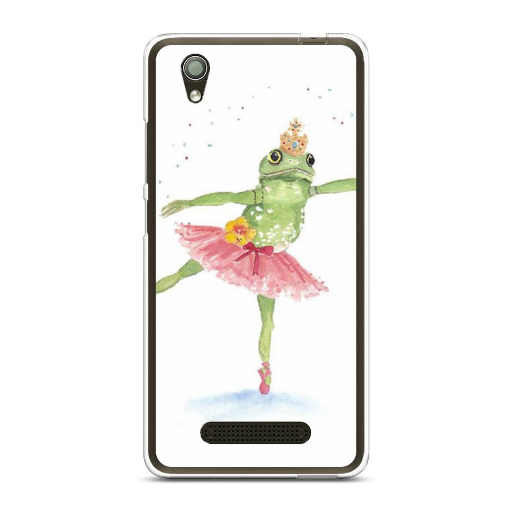

Чехол на ZTE Blade X3 "Лягушка-балерина", Зеленый, 130650-4