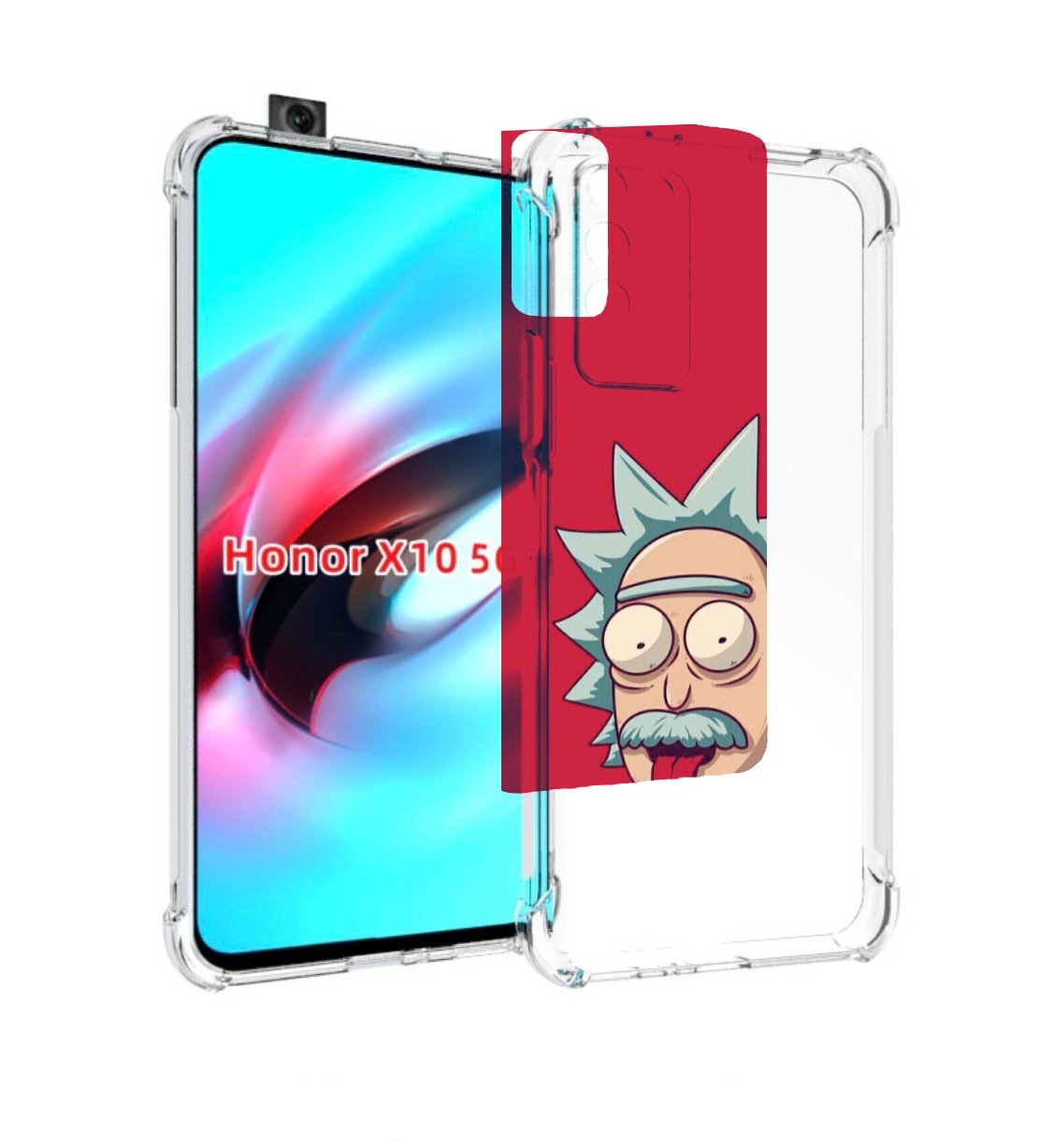 

Чехол MyPads формула энергии для Honor X10, Прозрачный, Tocco