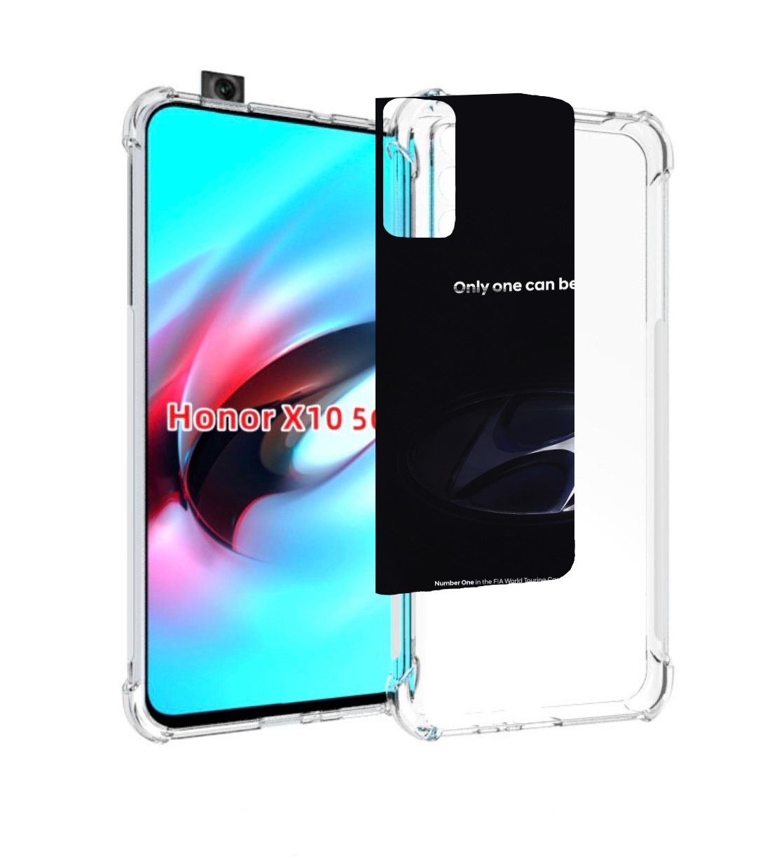 

Чехол MyPads hyundai 3 для Honor X10, Прозрачный, Tocco