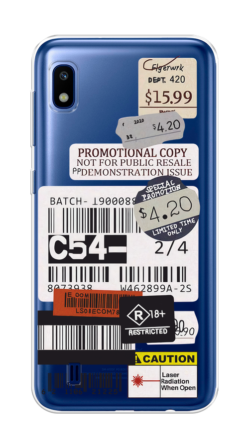 

Чехол на Samsung Galaxy A10 "Flight to Paris", Серый;бежевый, 27950-1