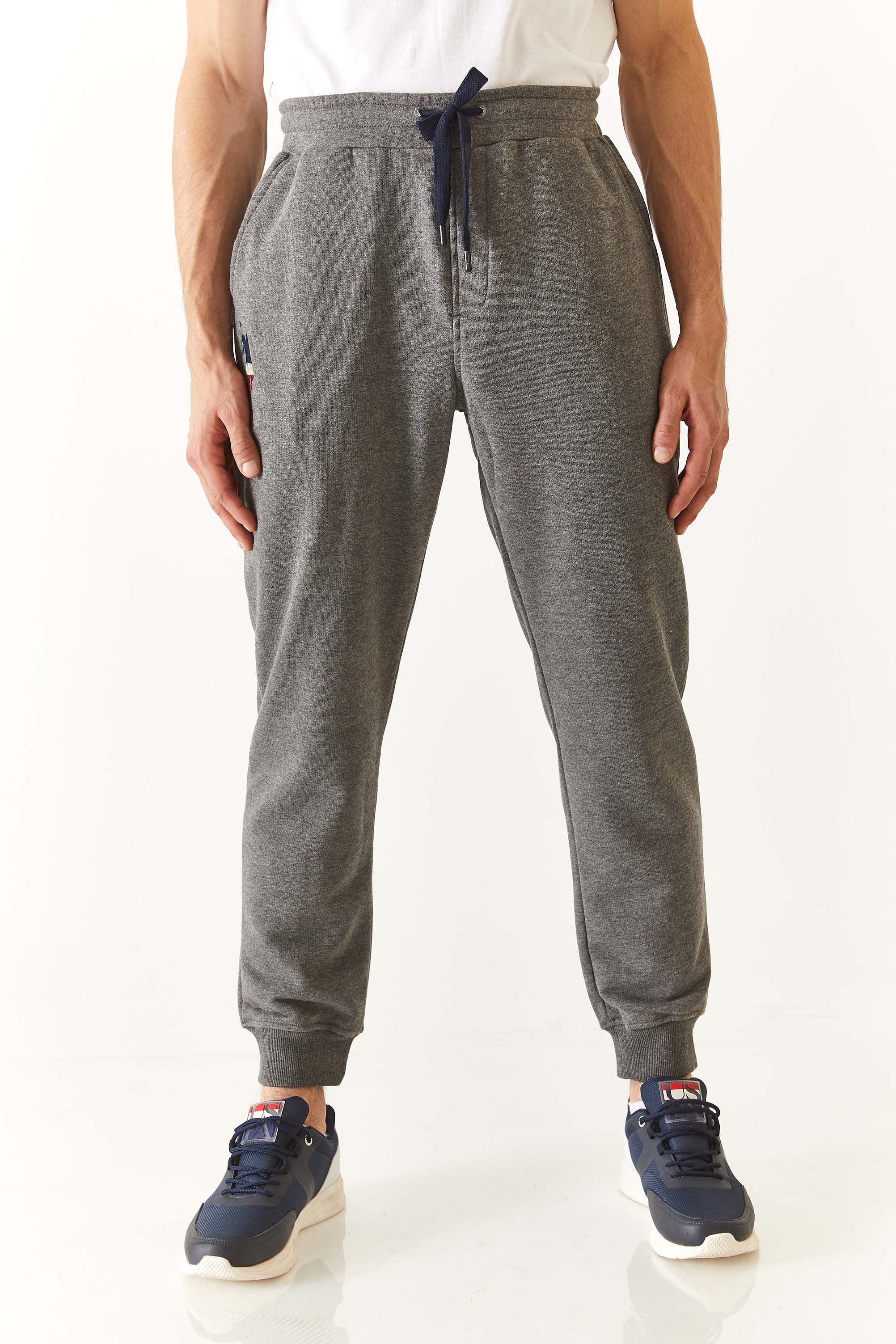 

Спортивные брюки мужские U.S. POLO Assn. G081SZ0OP0VESTER серые M, Серый, G081SZ0OP0VESTER