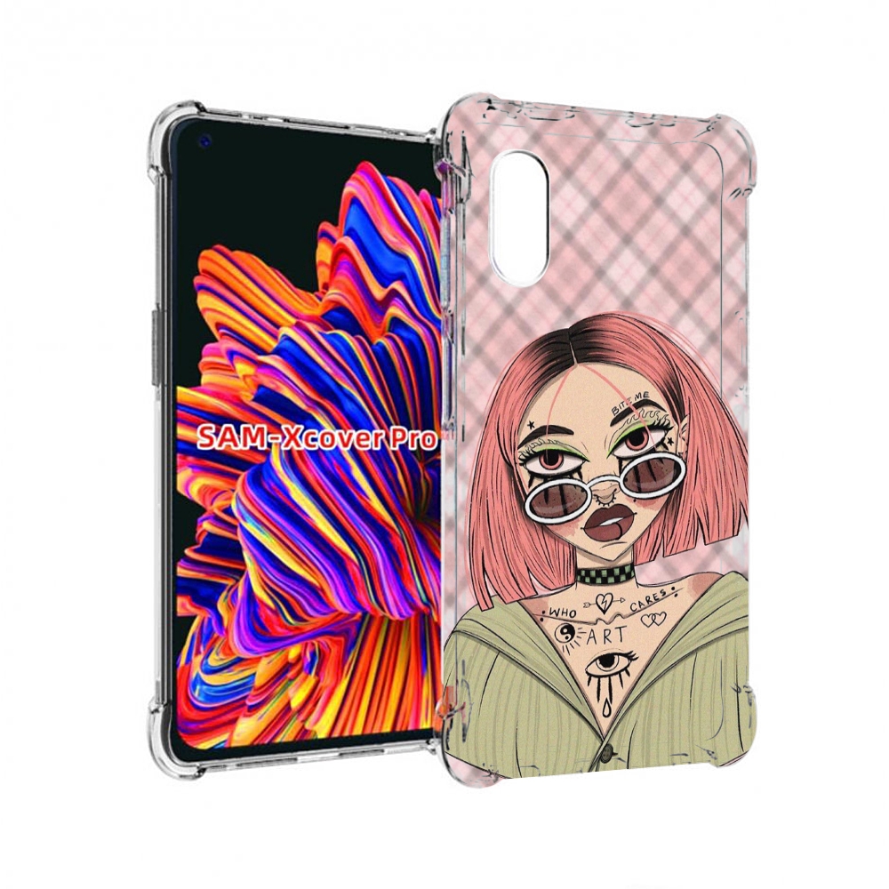 

Чехол MyPads бунтарка-девочка для Samsung Galaxy Xcover Pro 1, Прозрачный, Tocco