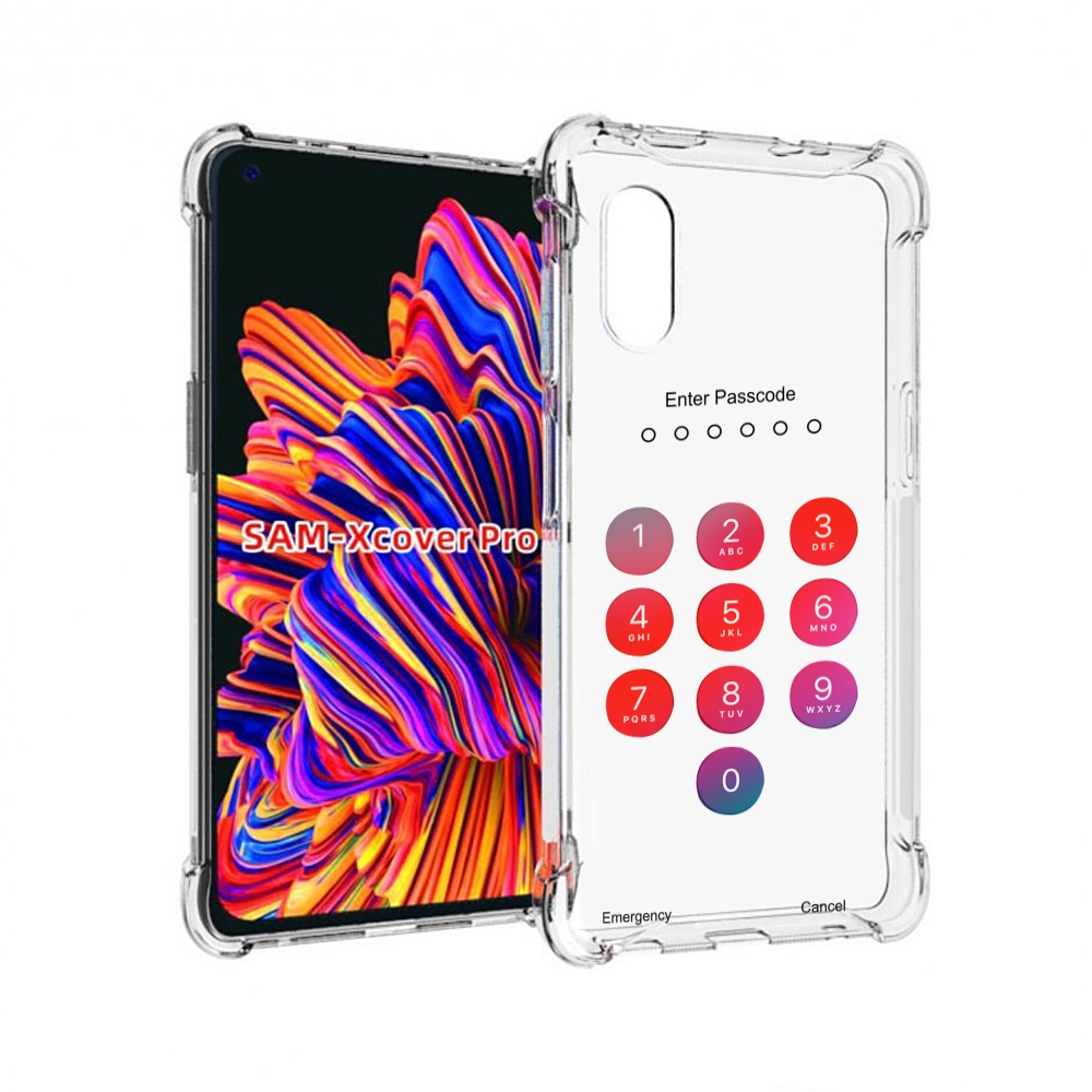 

Чехол MyPads введите-пароль для Samsung Galaxy Xcover Pro 1, Прозрачный, Tocco