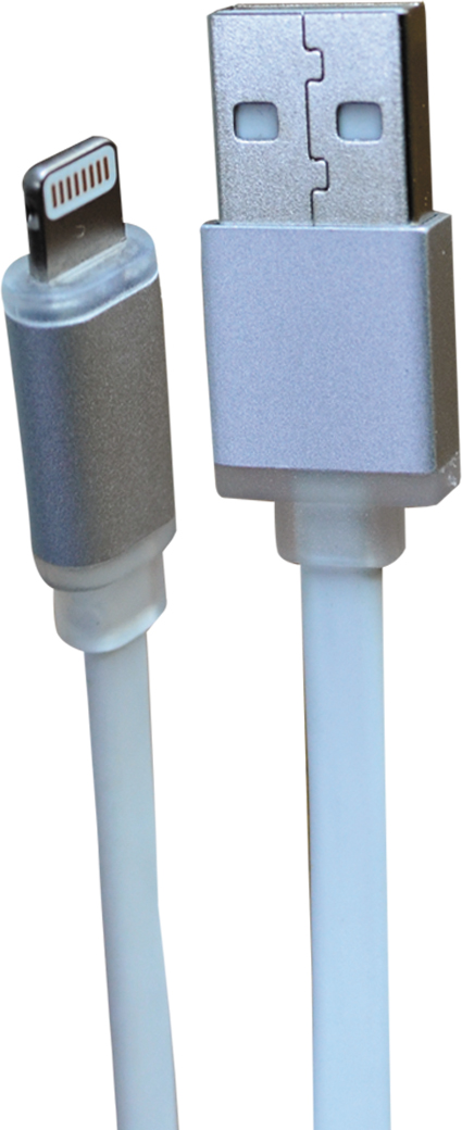 

Кабель ZiPower PM6656 Lightning - USB 1 м, голубой, PM6656