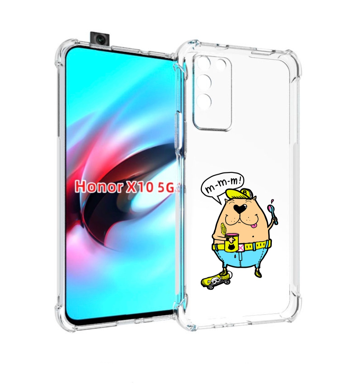 Чехол MyPads Бобр для Honor X10
