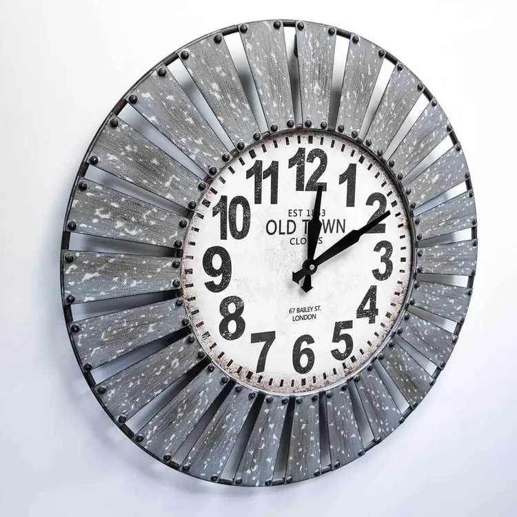 Часы настенные Loft style интерьерные металл 60см
