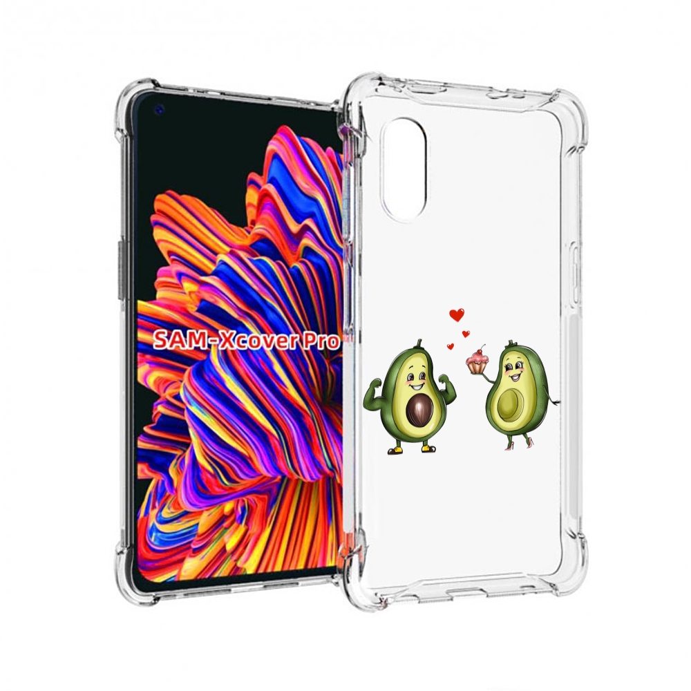 

Чехол MyPads влюбленные-авокадо для Samsung Galaxy Xcover Pro 1, Прозрачный, Tocco