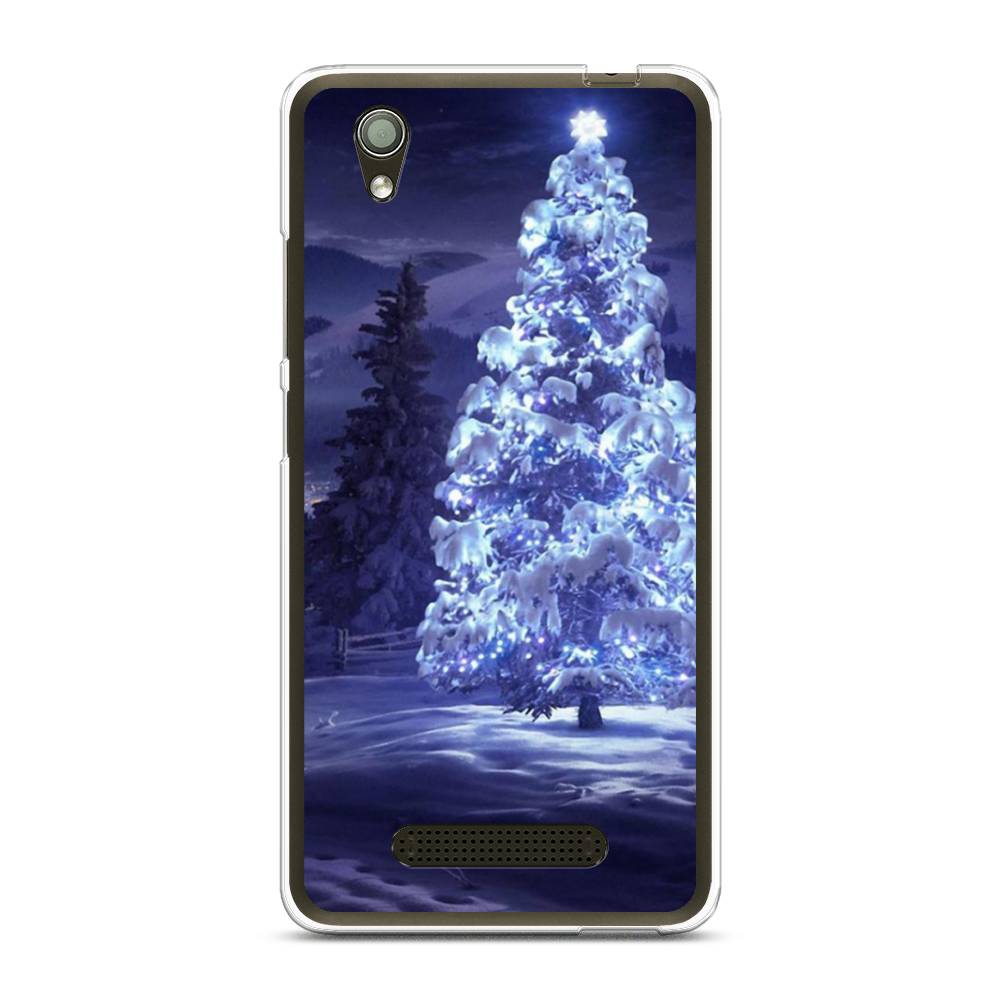 

Чехол на ZTE Blade X3 "Зима 4", Синий;черный;белый, 130650-2