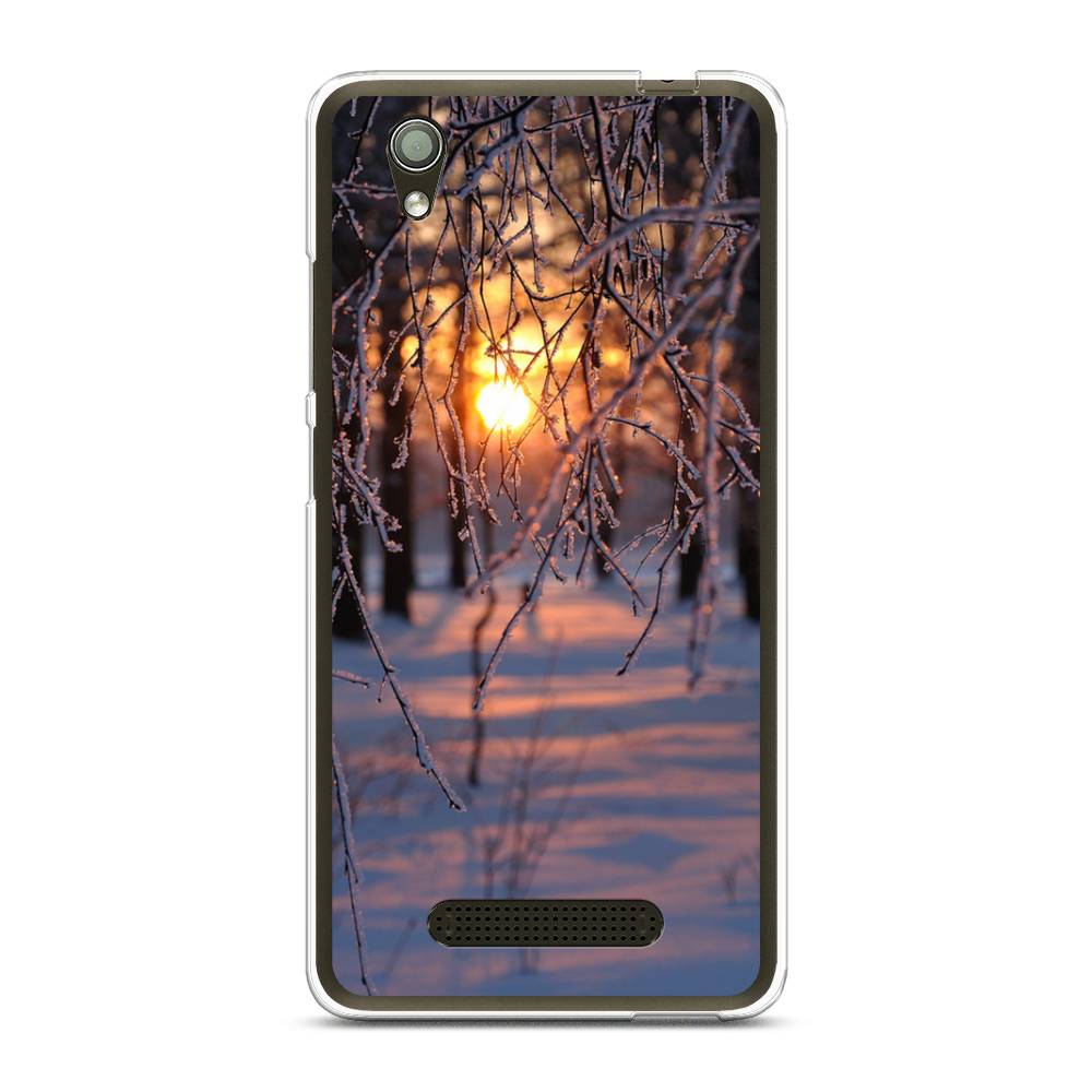 

Чехол на ZTE Blade X3 "Зима 7", Оранжевый;розовый;черный, 130650-2