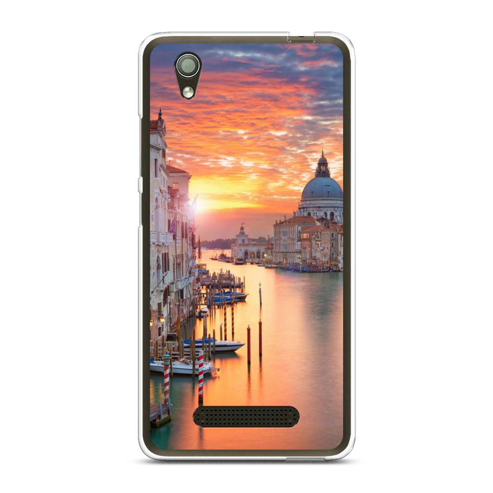 

Чехол на ZTE Blade X3 "Восход 11", Розовый;оранжевый, 130650-2