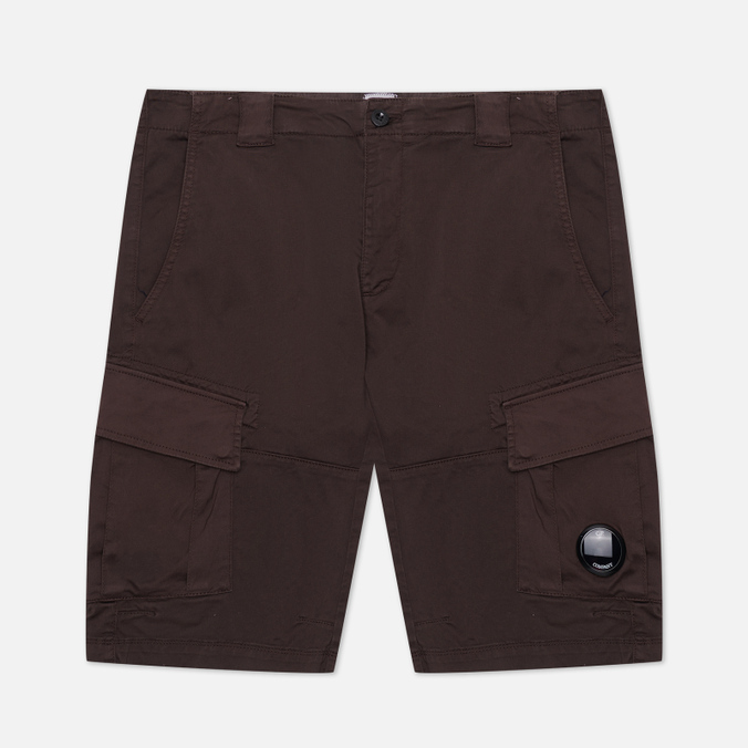 

Мужские шорты C.P. Company Stretch Sateen Cargo Garment Dyed коричневый, Размер 54, Stretch Sateen Cargo Garment Dyed
