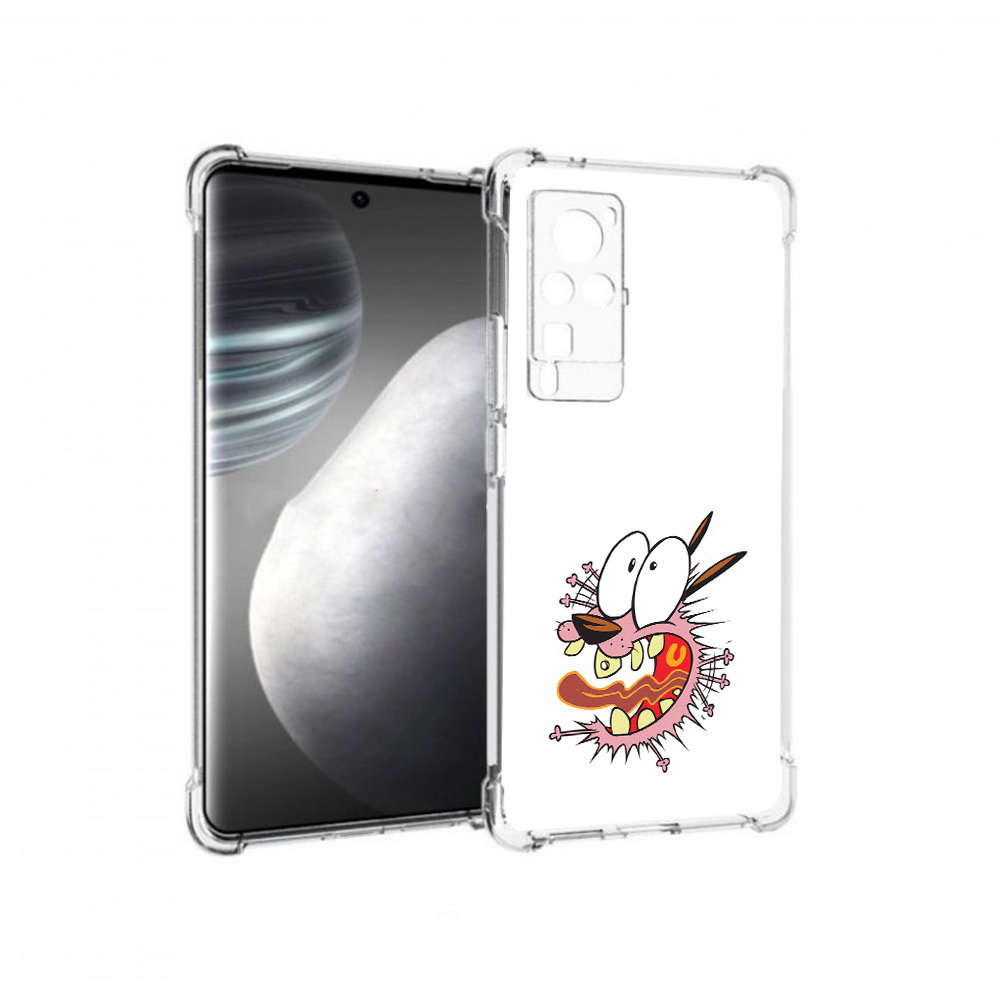 

Чехол MyPads Tocco для Vivo X60 pro испуганный бобик (PT226972.385.381), Прозрачный, Tocco