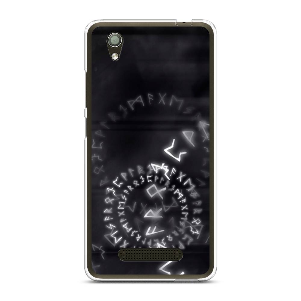 

Чехол на ZTE Blade X3 "Руны", Серый;черный, 130650-3