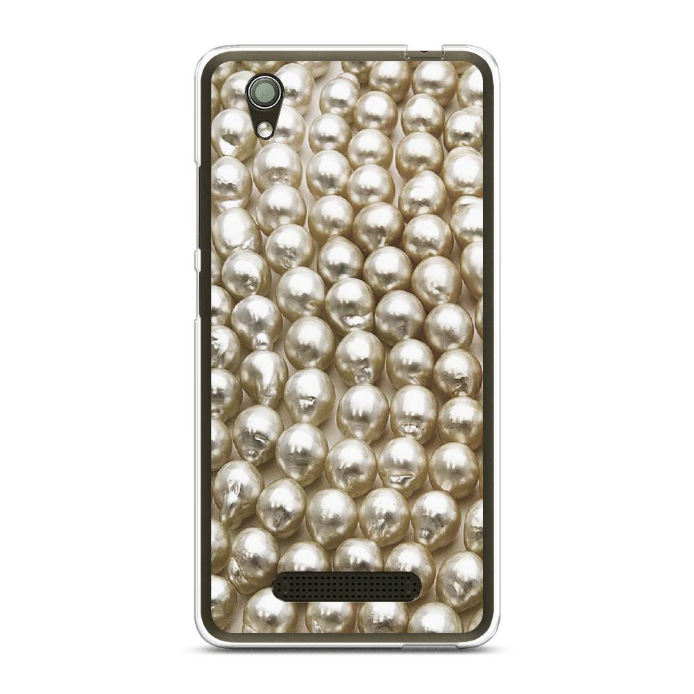 

Чехол на ZTE Blade X3 "Жемчуг", Бежевый, 130650-3