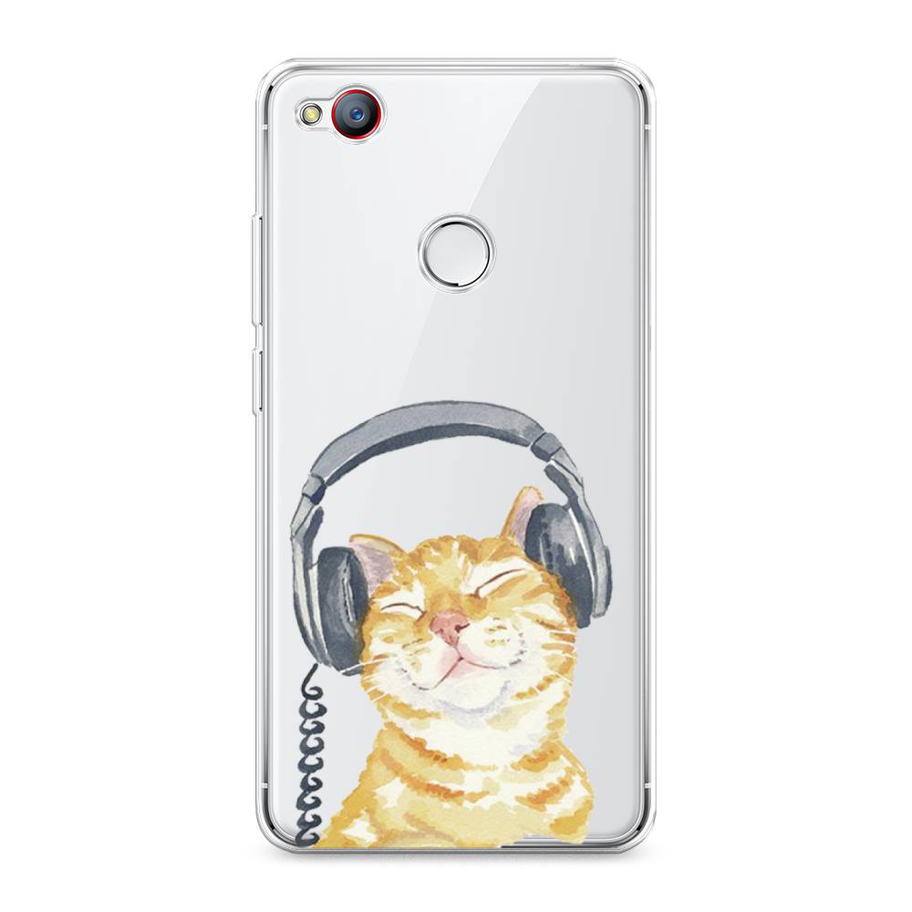 

Силиконовый чехол "Кот меломан" на ZTE Nubia Z11, Кот меломан