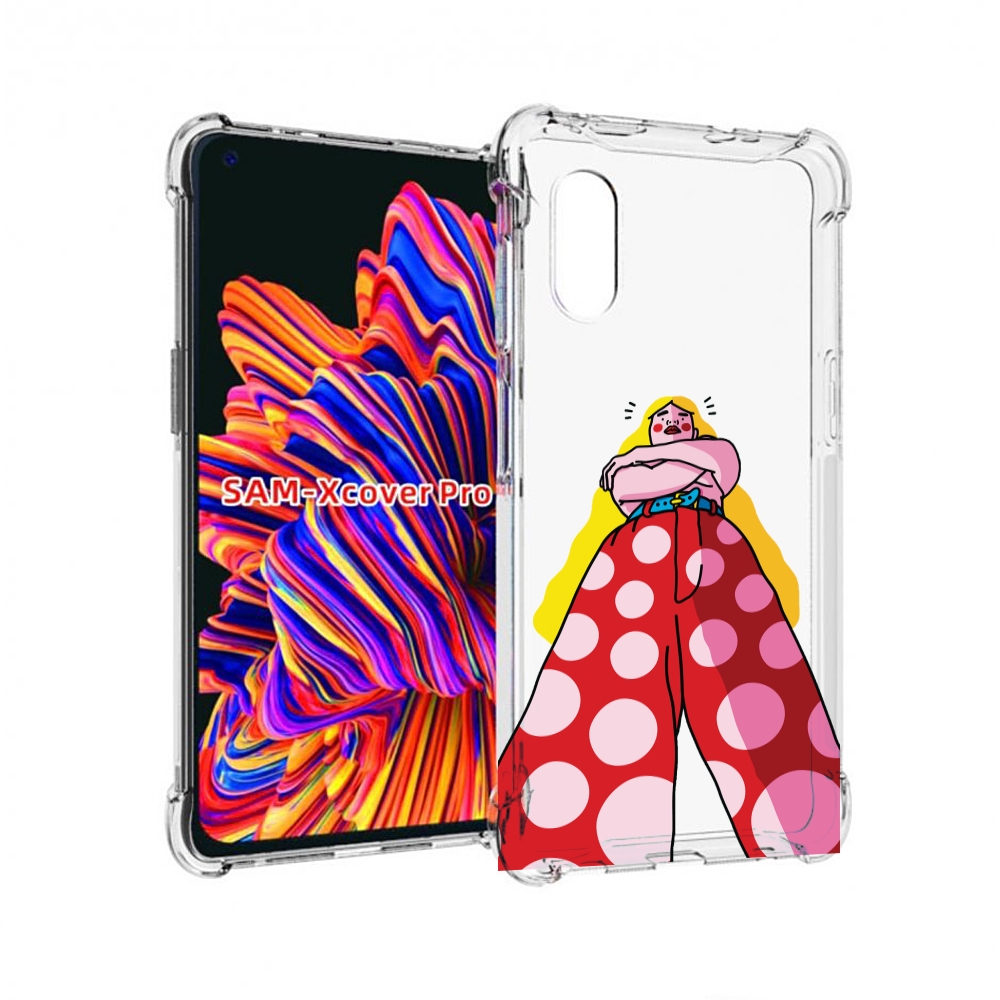 

Чехол MyPads высокая-девушка для Samsung Galaxy Xcover Pro 1, Прозрачный, Tocco
