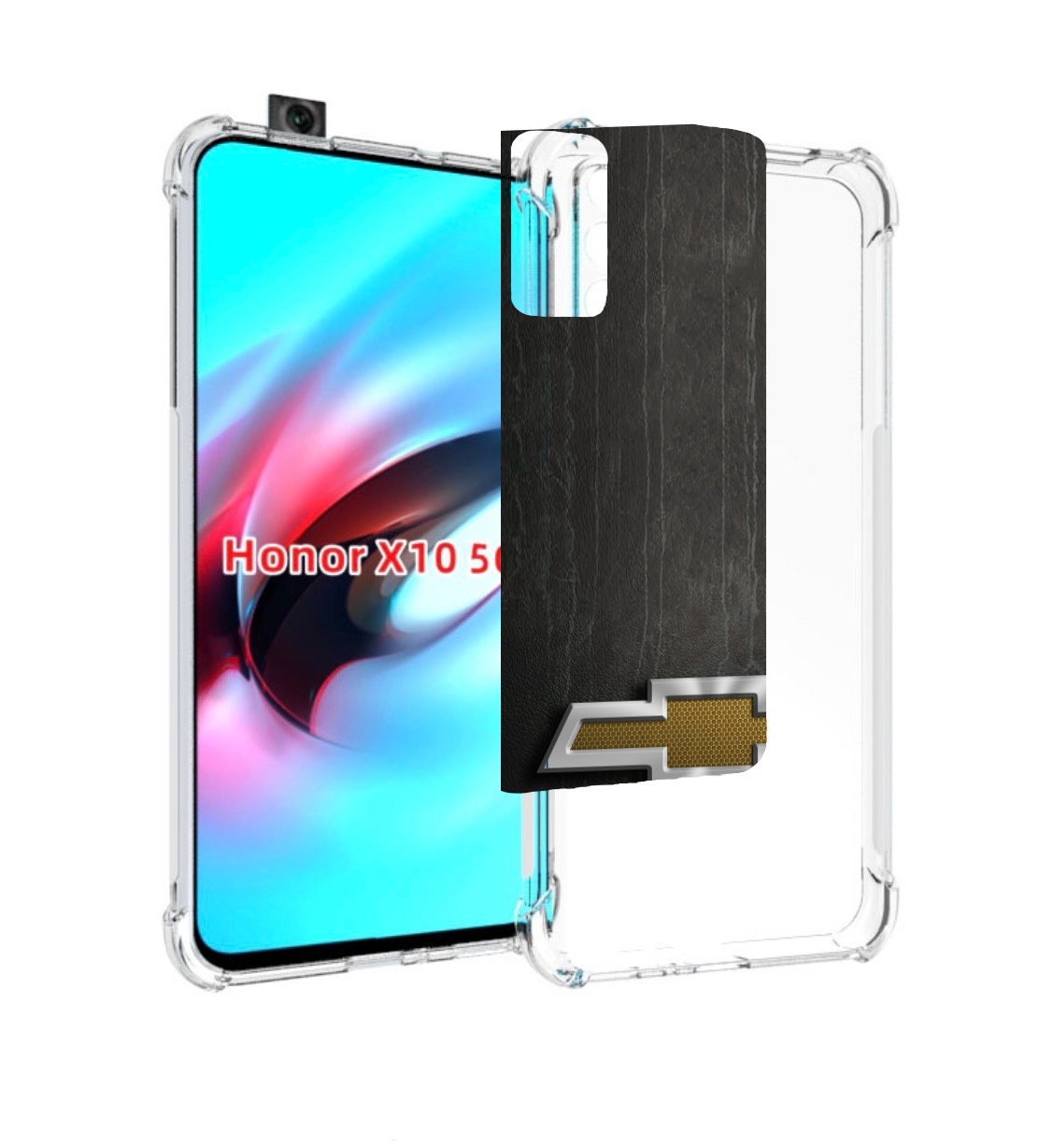 

Чехол MyPads chevrolet 2 для Honor X10, Прозрачный, Tocco