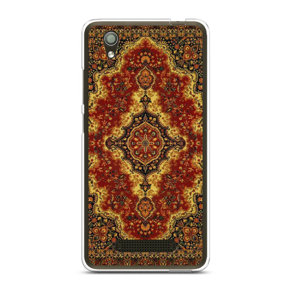 

Чехол на ZTE Blade X3 "Ковер", Коричневый;золотистый;красный, 130650-3