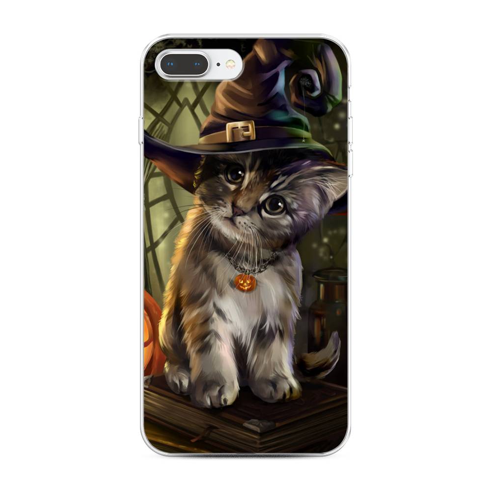 

Чехол Awog на Apple iPhone 8 Plus / Айфон 8 Plus "Кот на Хэллоуин", Разноцветный, 10950-2