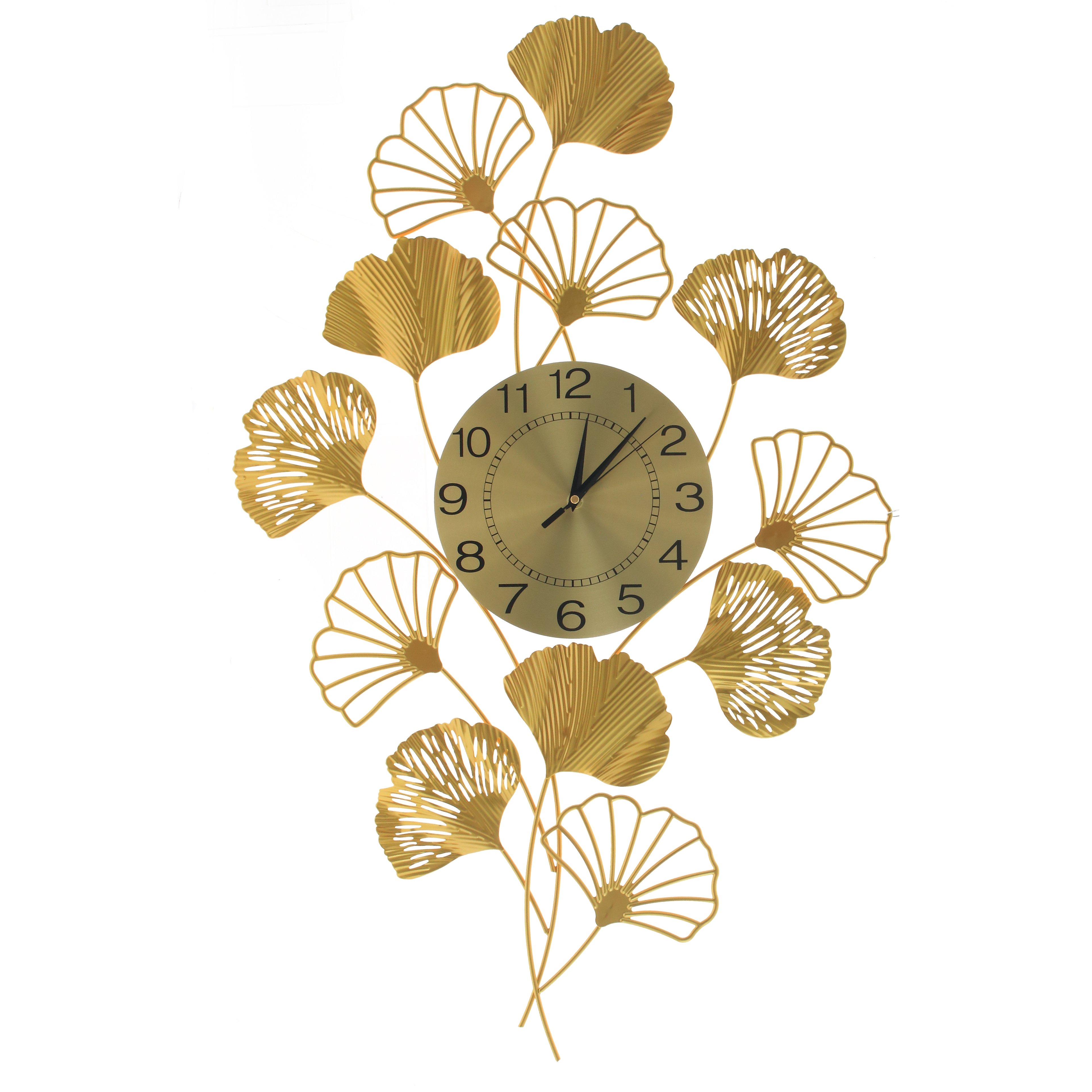 Часы настенные интерьерные металл ALAT Home Золотые чернила 56х3х89см 756811