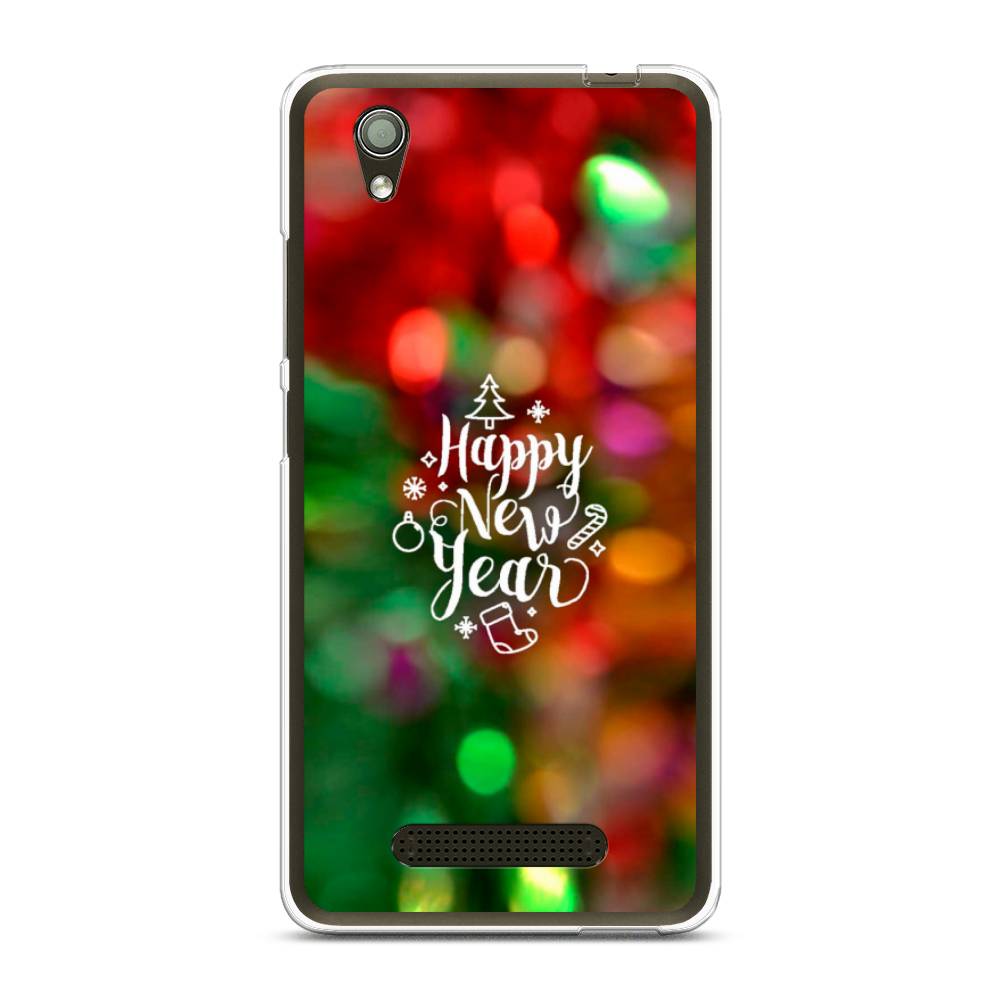 

Чехол на ZTE Blade X3 "Новый Год на елке", Зеленый;красный;желтый, 130650-5