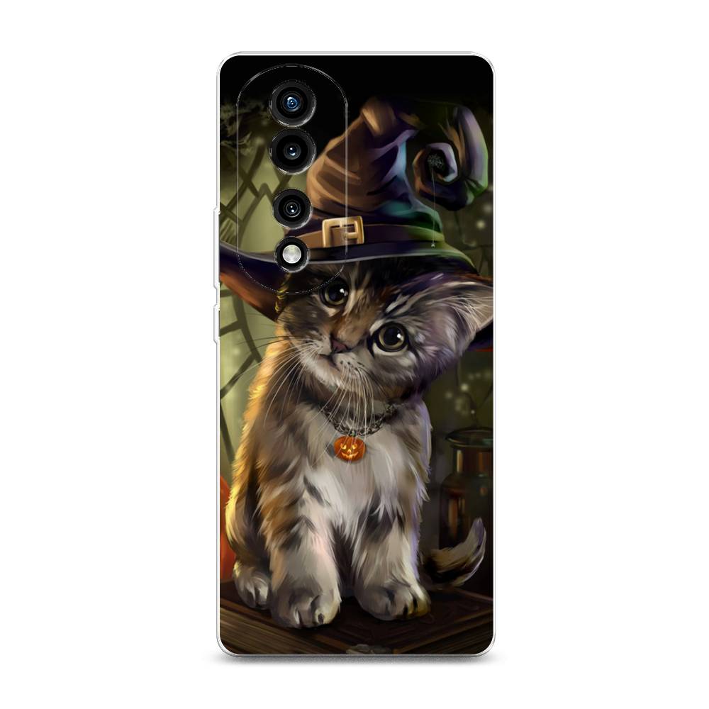 

Силиконовый чехол "Кот на Хэллоуин" на Honor 70 Pro, 6108350-2