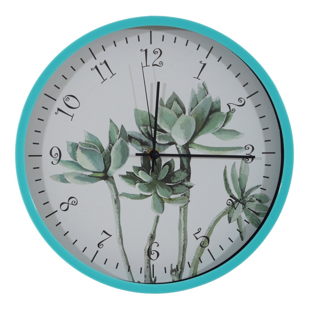 Часы настенные интерьерные пластик ALAT Home Загородный уют 29,5х4х29,5см 765179