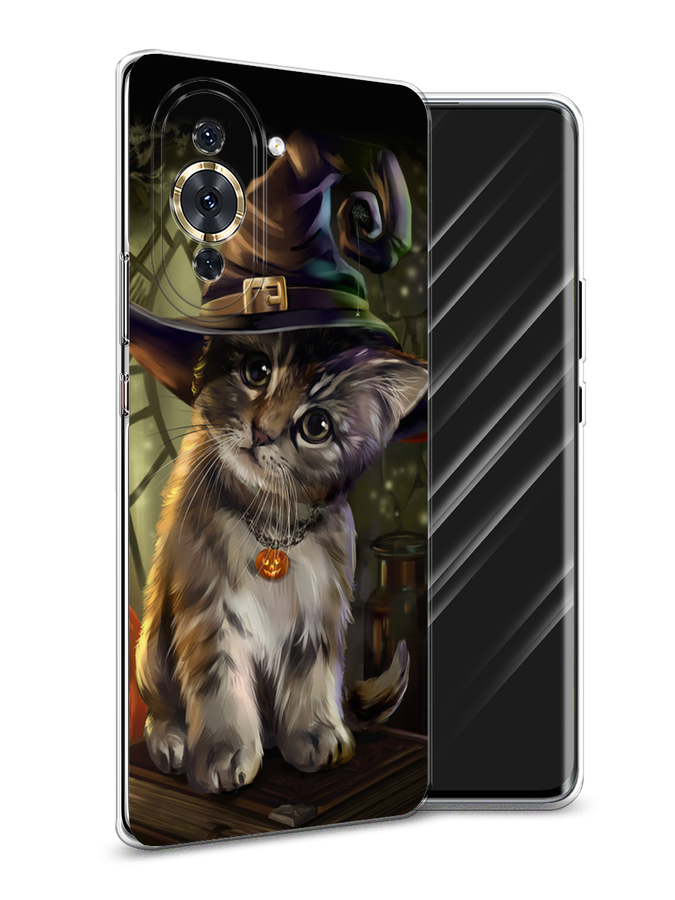 

Чехол Awog на Huawei Nova 10 Pro "Кот на Хэллоуин", Разноцветный, 6109050-2
