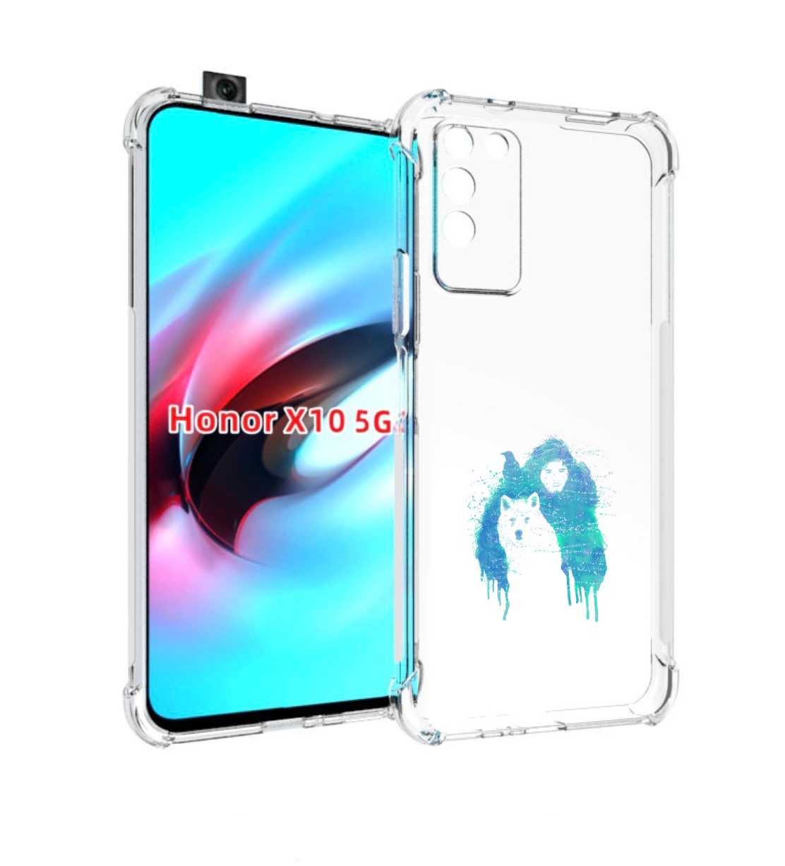 

Чехол MyPads джон сноу для Honor X10, Прозрачный, Tocco