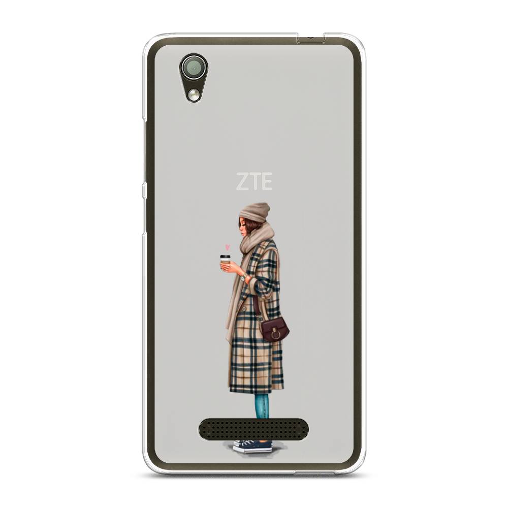 

Чехол на ZTE Blade X3 "Утренний кофе", Коричневый;бежевый, 130650-6