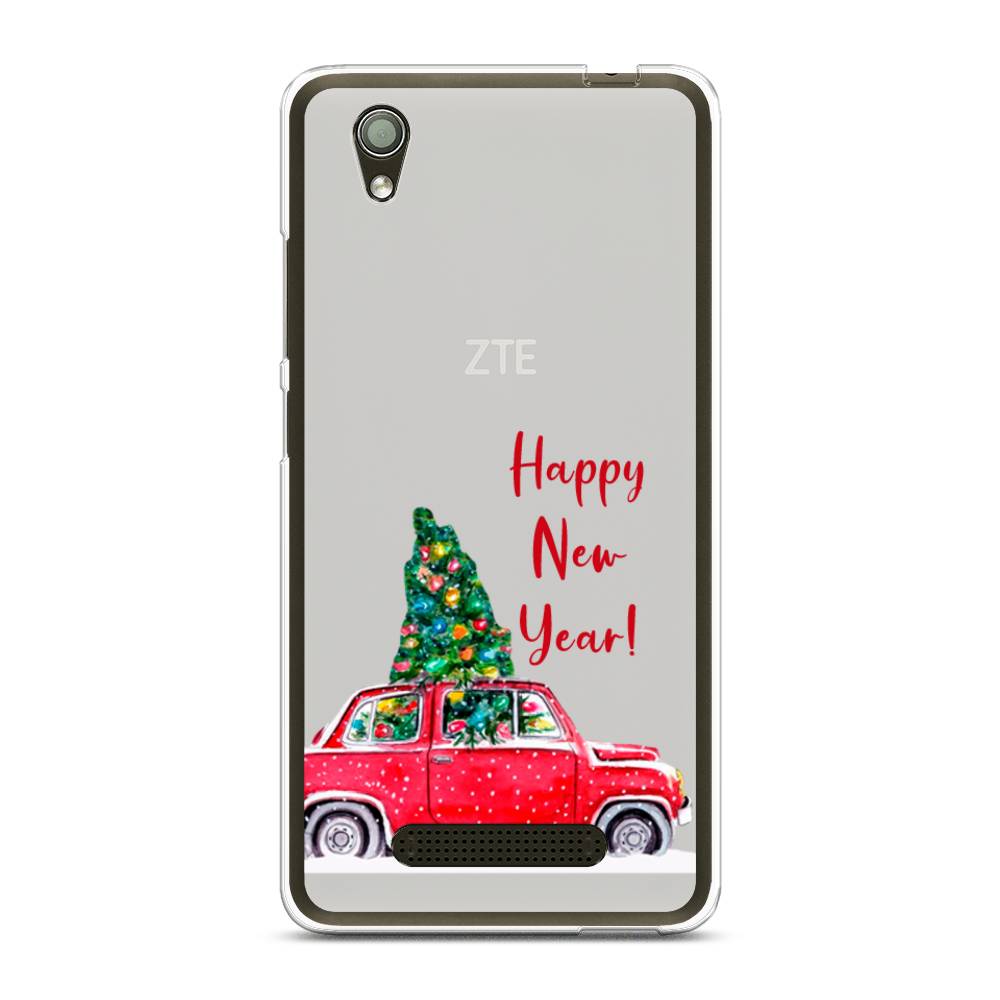 

Чехол на ZTE Blade X3 "Happy New Year", Красный;зеленый, 130650-5