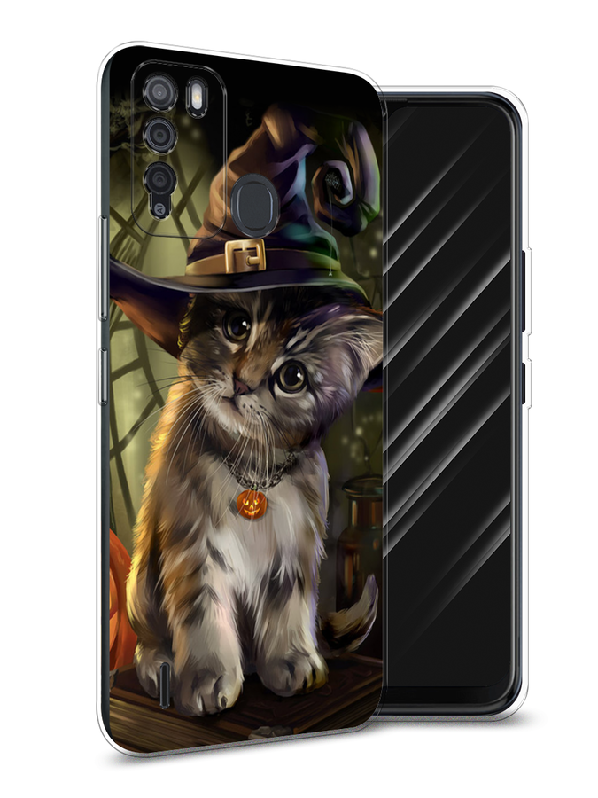 

Чехол Awog на Itel Vision 1 Pro "Кот на Хэллоуин", Разноцветный, 3200350-2