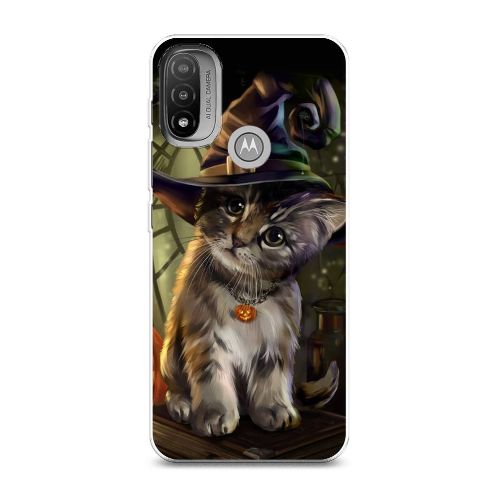 

Чехол Awog на Lenovo K14 Plus/Motorola Moto E20/E30/E40 "Кот на Хэллоуин", Разноцветный, 243450-2