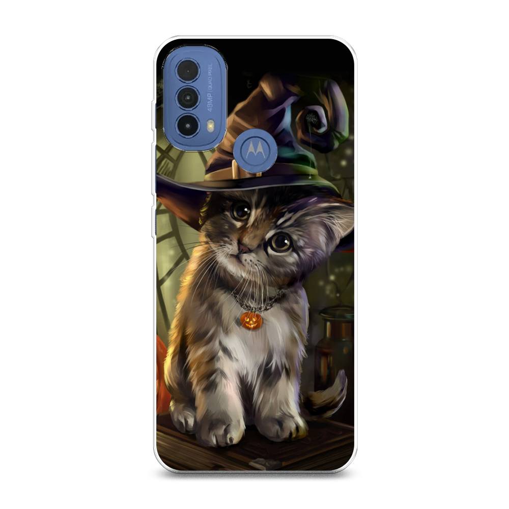 

Чехол Awog на Lenovo K14 Plus/Motorola Moto E20/E30/E40 "Кот на Хэллоуин", Разноцветный, 243550-2