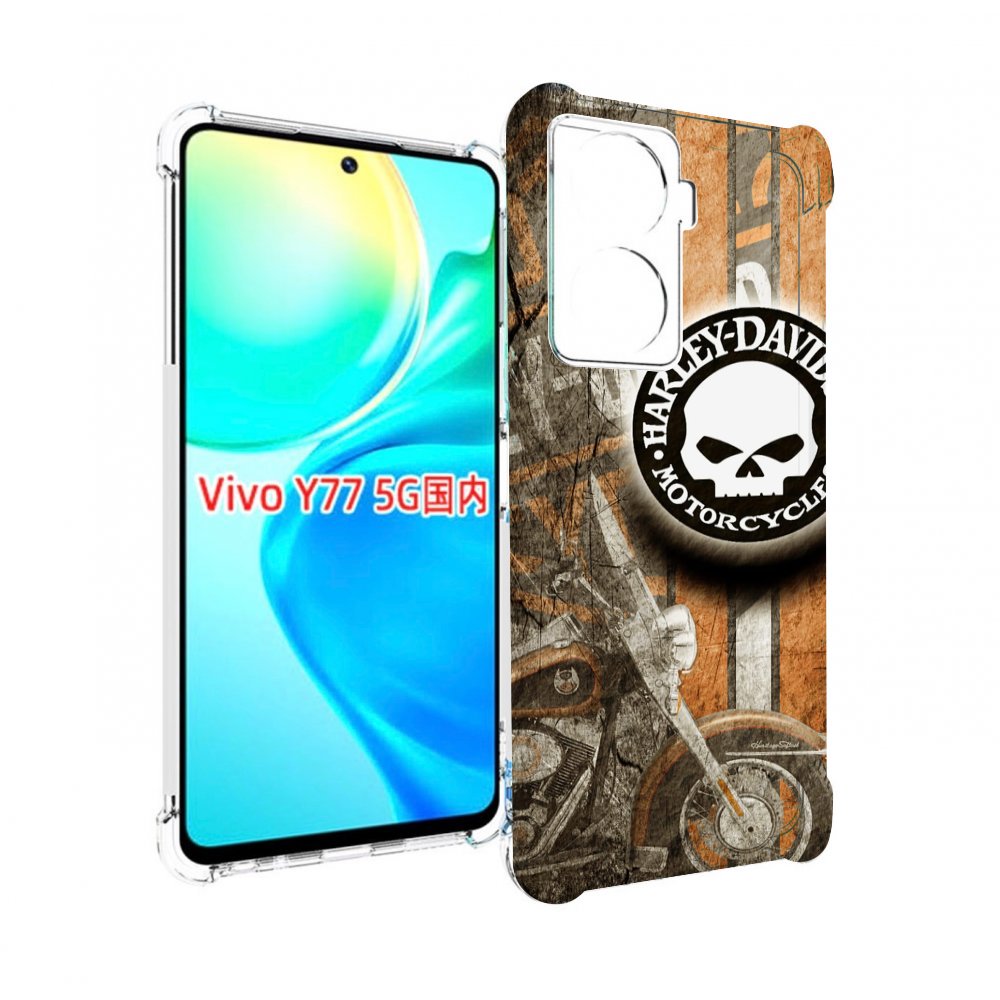 

Чехол MyPads харлеи девидсон для Vivo Y77 5G, Прозрачный, Tocco