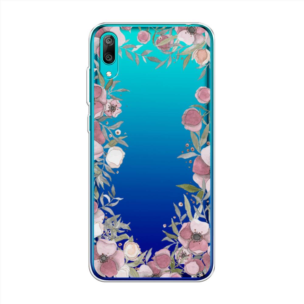 

Чехол Awog "Розовая цветочная рамка" для Huawei Y7 Prime 2019