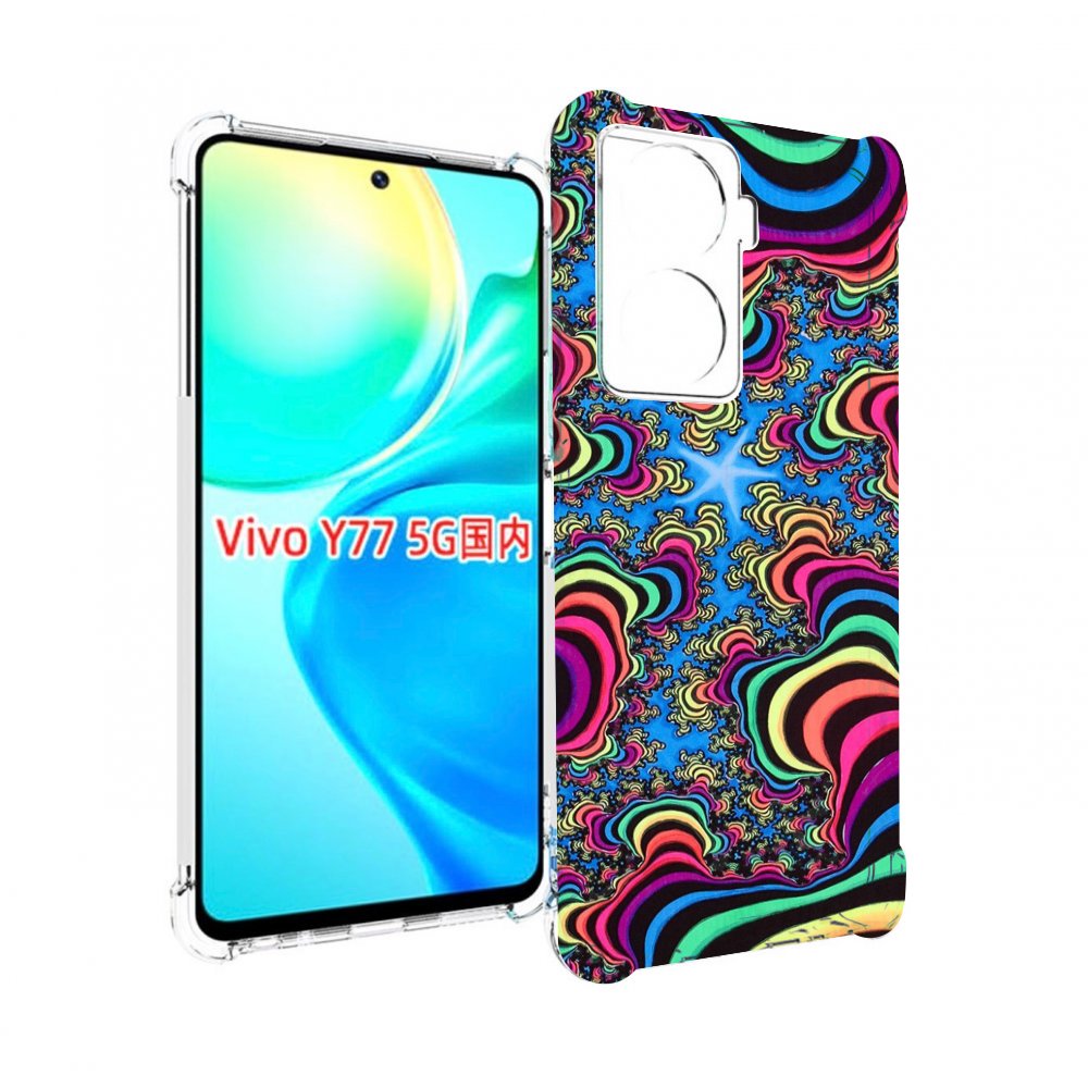 

Чехол MyPads щупальца иллюзия для Vivo Y77 5G, Прозрачный, Tocco