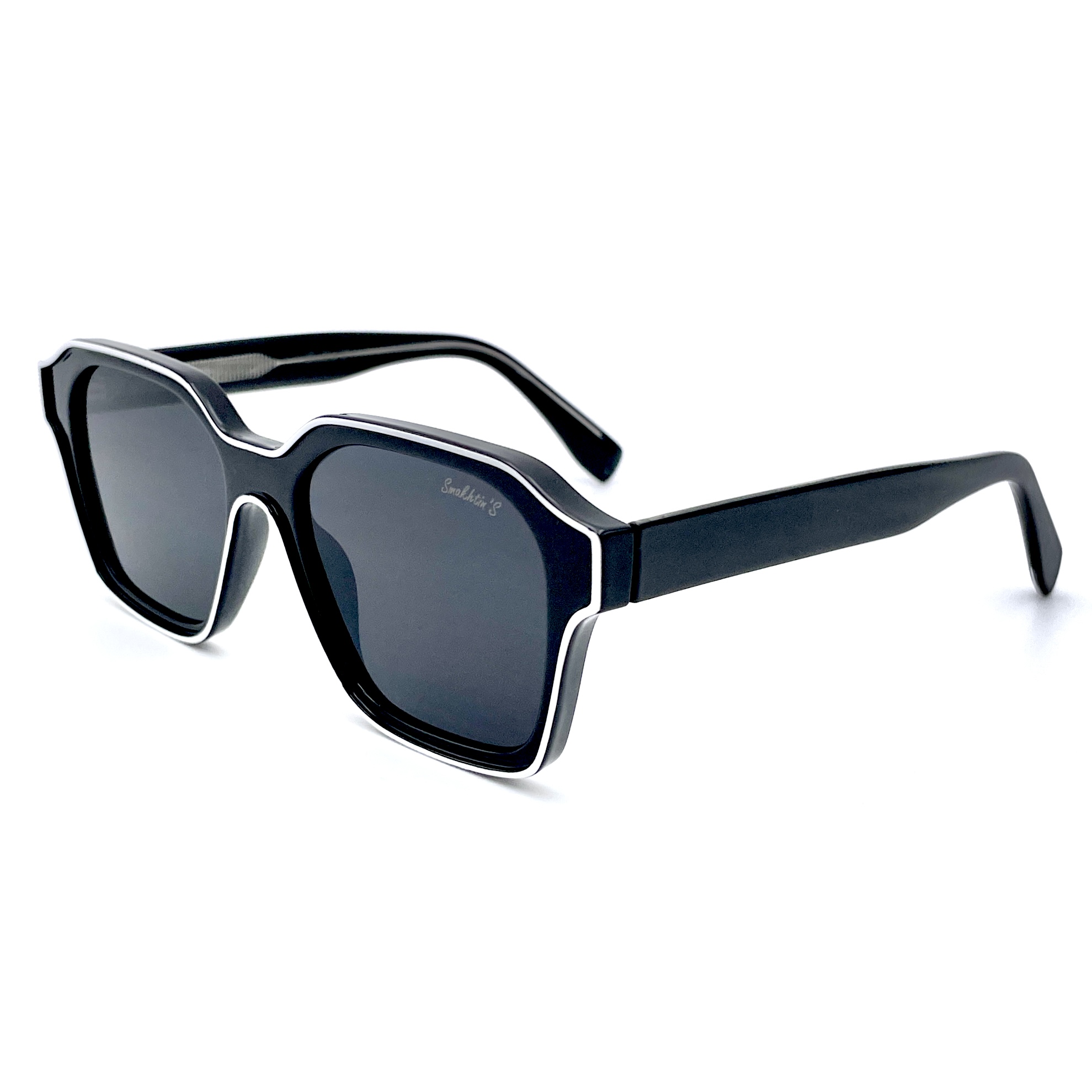 Солнцезащитные очки унисекс Smakhtin'S eyewear & accessories UM8809 черные