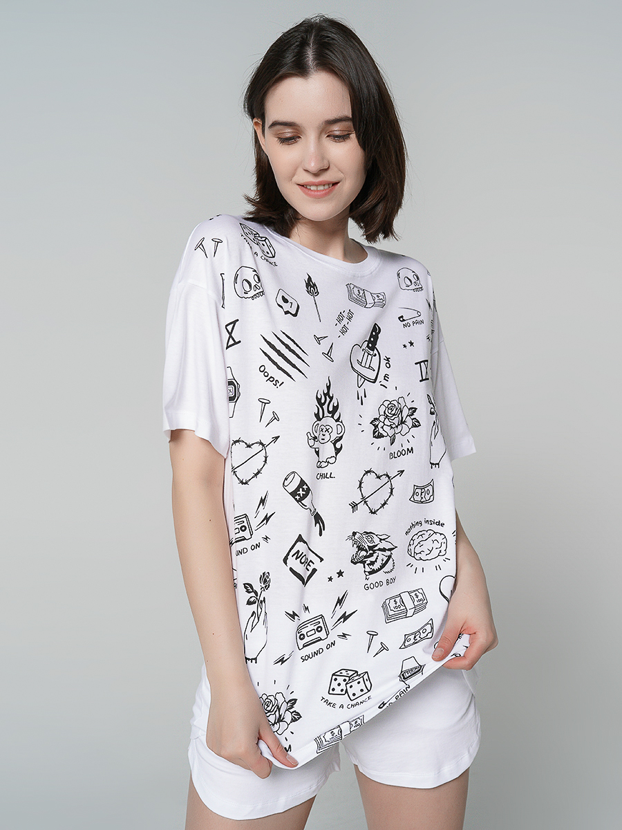 

Футболка женская ТВОЕ 80685 белая XS, 80685