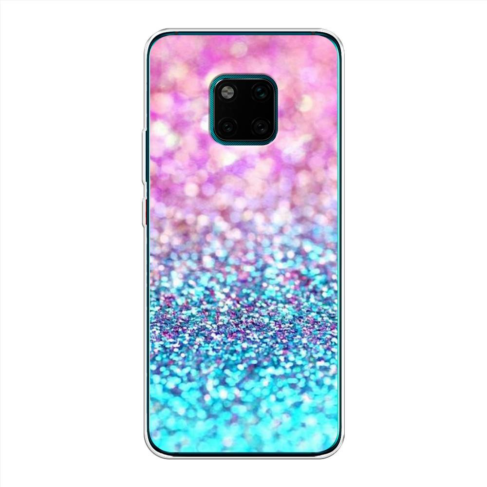 

Чехол Awog "Розово-голубые глиттеры рисунок" для Huawei Mate 20 Pro