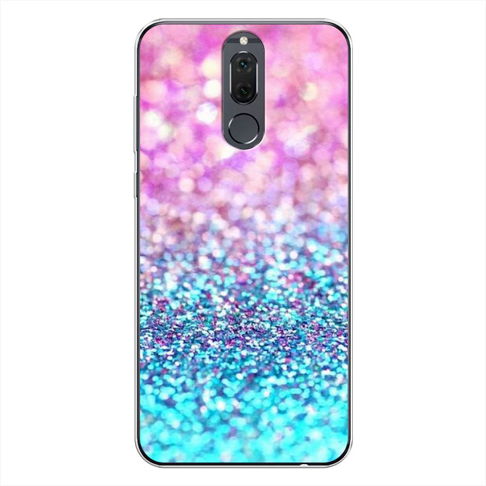 

Чехол Awog "Розово-голубые глиттеры рисунок" для Huawei Nova 2i